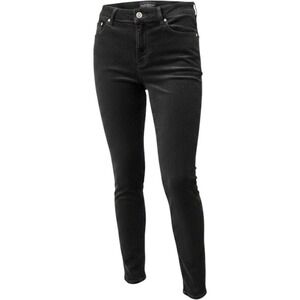 Black Orchid Los Angeles Jude Mid Rise Super Skinny Velvet Jeans Black 28